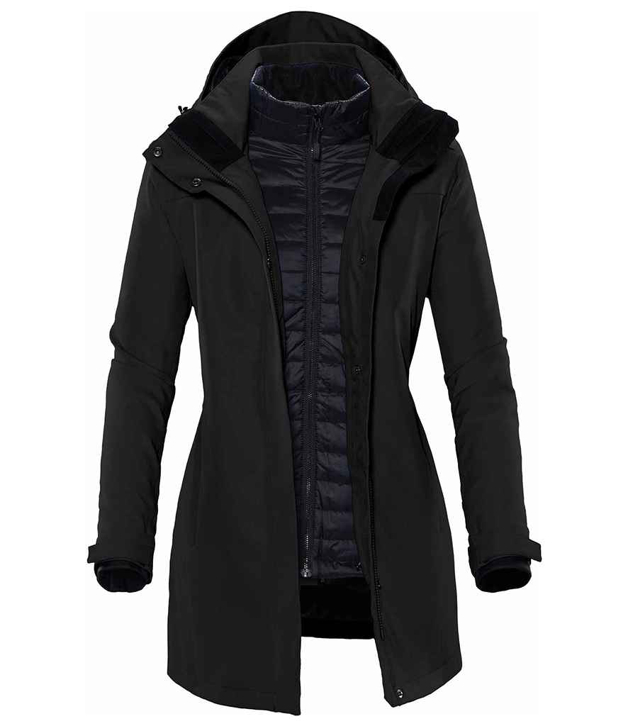 Stormtech Ladies Avalante System 3-in-1 Jacket | Black