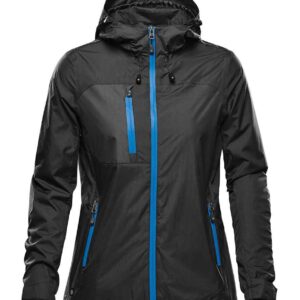 Stormtech Ladies Olympia Shell Jacket | Black/Azure