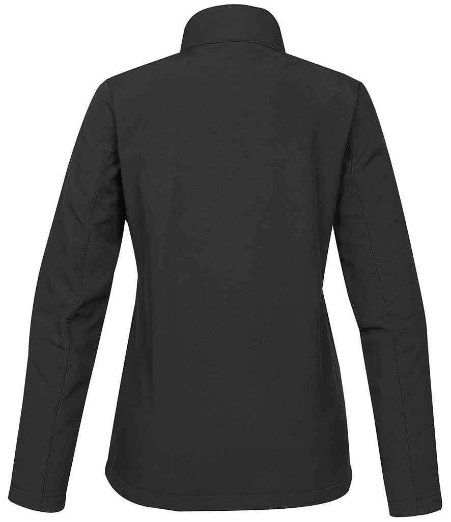 Stormtech Ladies Orbiter Soft Shell Jacket | Black/Azure - Image 2