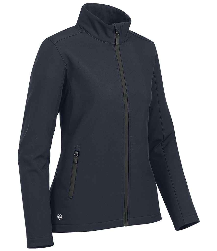 Stormtech Ladies Orbiter Soft Shell Jacket | Navy/Carbon - Image 3