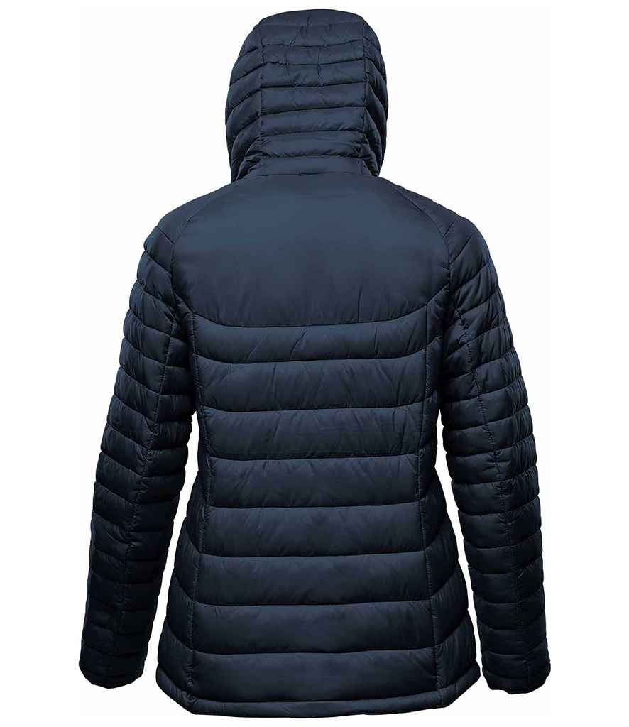 Stormtech Ladies Stavanger Thermal Padded Jacket | Navy/Graphite Grey - Image 2