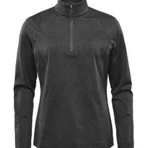 Stormtech Ladies Treeline Performance 1/4 Zip Pullover | Black Heather