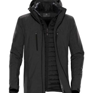 Stormtech Matrix System 3-in-1 Jacket | Charcoal Twill/Black