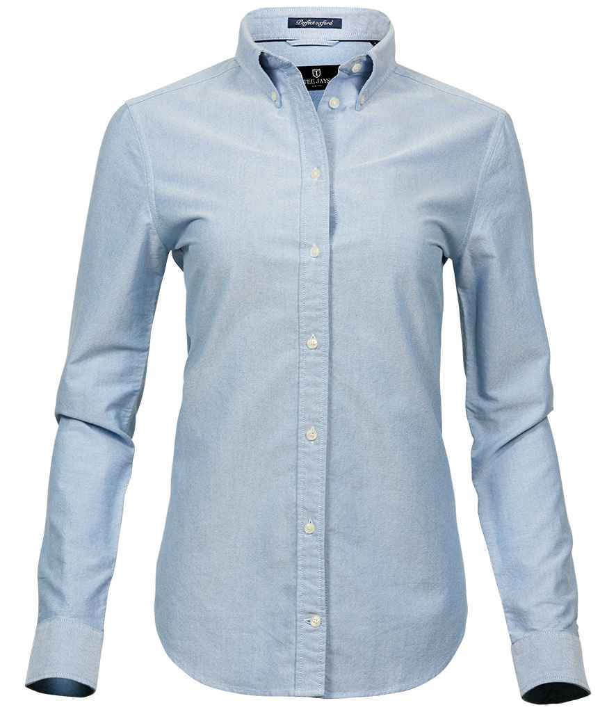 Ladies Oxford Long Sleeve Shirt - Image 11