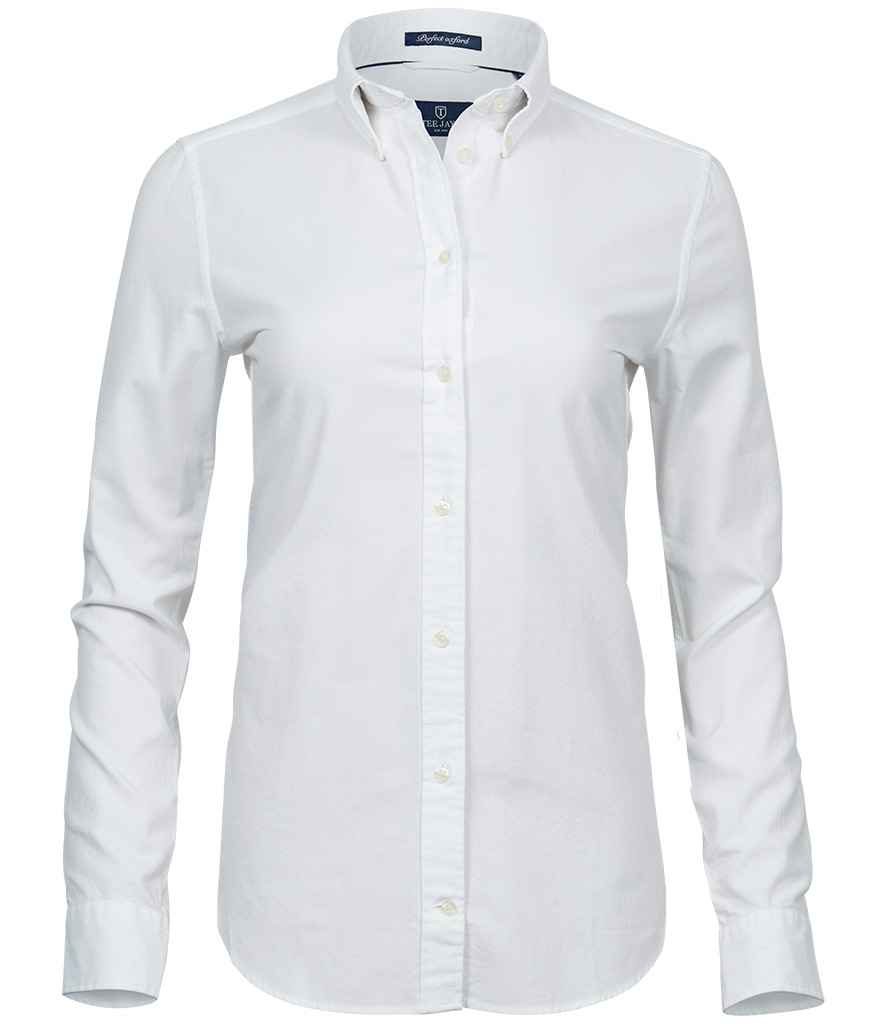 Ladies Oxford Long Sleeve Shirt - Image 4
