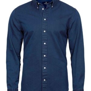 Tee Jays Indigo Twill Long Sleeve Shirt