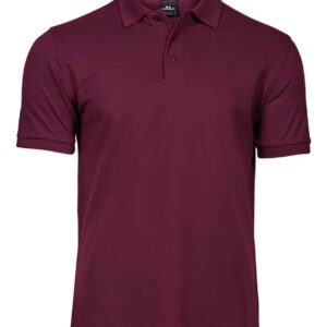 Tee Jays Luxury Stretch Piqué Polo Shirt | Wine