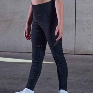 Tombo Kids Panelled Leggings | Black