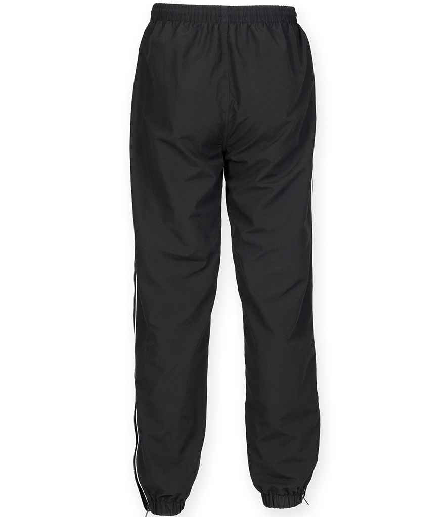 Tombo Piped Track Pants | Black/White - Image 2