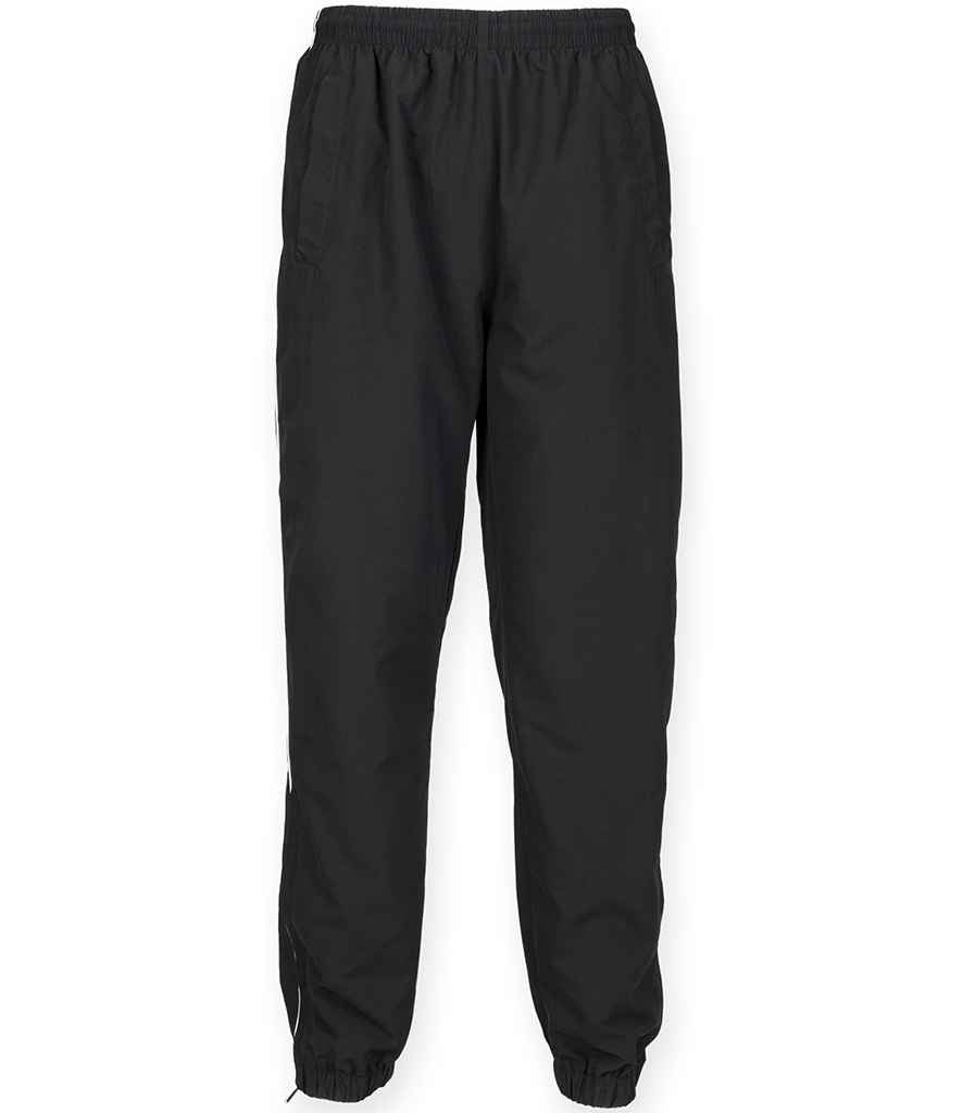 Tombo Piped Track Pants | Black/White