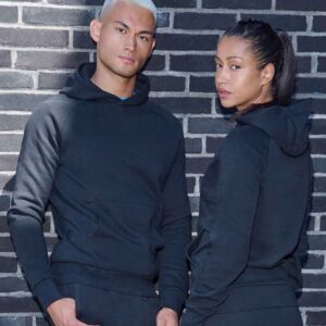 Tombo Unisex Athleisure Hoodie | Black