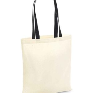Westford Mill Bag For Life - Contrast Handles | Natural/Black