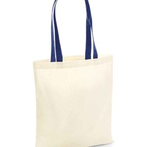Westford Mill Bag For Life - Contrast Handles | Natural/French Navy