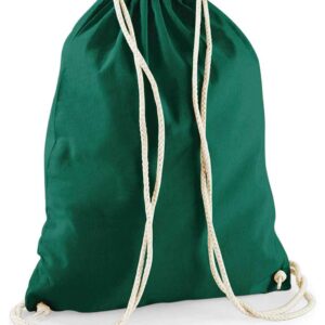 Westford Mill Cotton Gymsac | Bottle Green