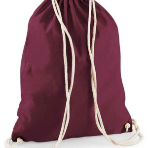 Westford Mill Cotton Gymsac | Burgundy