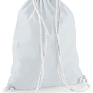 Westford Mill Cotton Gymsac | Pastel Blue/White