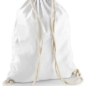 Westford Mill Cotton Gymsac | White