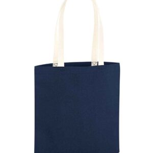 Westford Mill EarthAware® Organic Bag For Life - Contrast Handles | French Navy/Natural