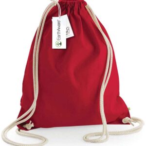 Westford Mill EarthAware® Organic Gymsac | Classic Red