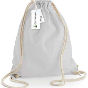 Westford Mill EarthAware® Organic Gymsac | Light Grey