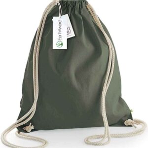 Westford Mill EarthAware® Organic Gymsac | Olive Green