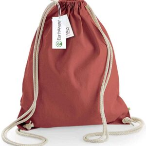 Westford Mill EarthAware® Organic Gymsac | Orange Rust