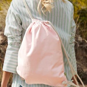 Westford Mill EarthAware® Organic Gymsac | Pastel Pink