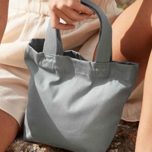 Westford Mill EarthAware® Organic Marina Mini Tote Bag | Pure Grey