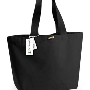 Westford Mill EarthAware® Organic Marina Tote XL Bag | Black