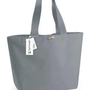 Westford Mill EarthAware® Organic Marina Tote XL Bag | Pure Grey