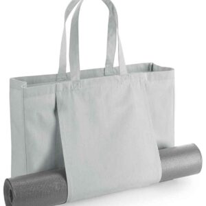 Westford Mill EarthAware® Organic Yoga Tote Bag | Light Grey