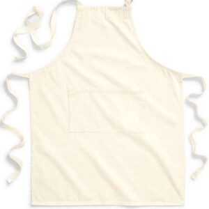 Westford Mill Fairtrade Adult Craft Apron | Natural