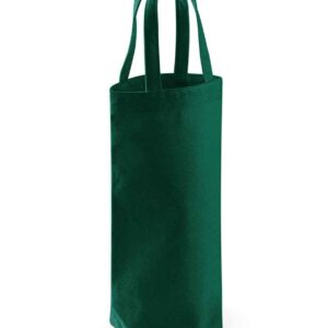 Westford Mill Fairtrade Cotton Bottle Bag | Bottle Green