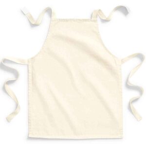 Westford Mill Fairtrade Kids Craft Apron | Natural