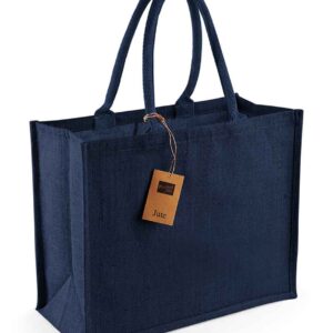 Westford Mill Jute Classic Shopper | Navy/Navy