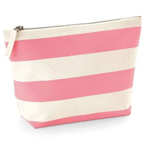 Westford Mill Nautical Accessory Bag | Natural/Pink