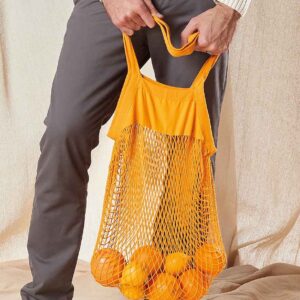 Westford Mill Organic Cotton Mesh Grocery Bag | Amber