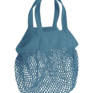Westford Mill Organic Cotton Mini Mesh Grocery Bag | Airforce Blue