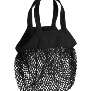 Westford Mill Organic Cotton Mini Mesh Grocery Bag | Black