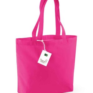 Westford Mill Organic Cotton Shopper | Fuchsia