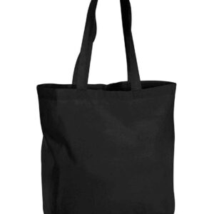 Westford Mill Organic Premium Cotton Maxi Tote Bag | Black