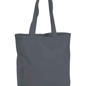 Westford Mill Organic Premium Cotton Maxi Tote Bag | Graphite Grey