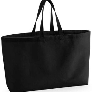 Westford Mill Oversized Canvas Tote Bag | Black