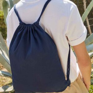 Westford Mill Premium Cotton Gymsac | French Navy