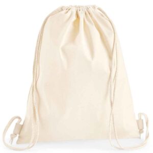 Westford Mill Premium Cotton Gymsac | Natural