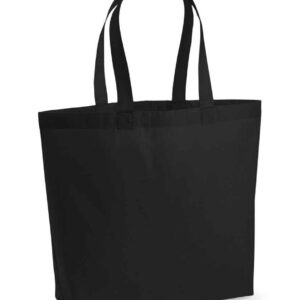 Westford Mill Premium Cotton Maxi Tote Bag | Black