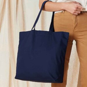 Westford Mill Premium Cotton Maxi Tote Bag | French Navy