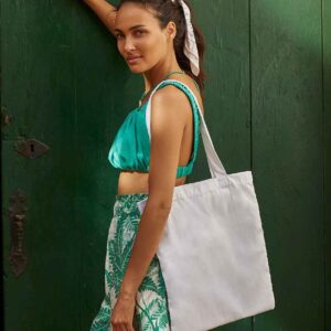 Westford Mill Premium Cotton Tote Bag | White
