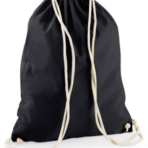 Westford Mill Recycled Cotton Gymsac | Black