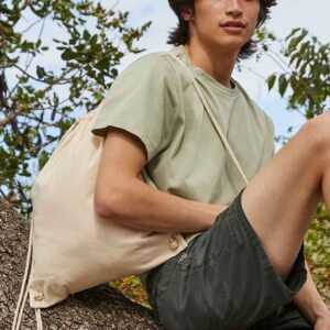 Westford Mill Recycled Cotton Gymsac | Natural